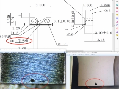 微孔加工-镜面模具钢最小孔0.1mm